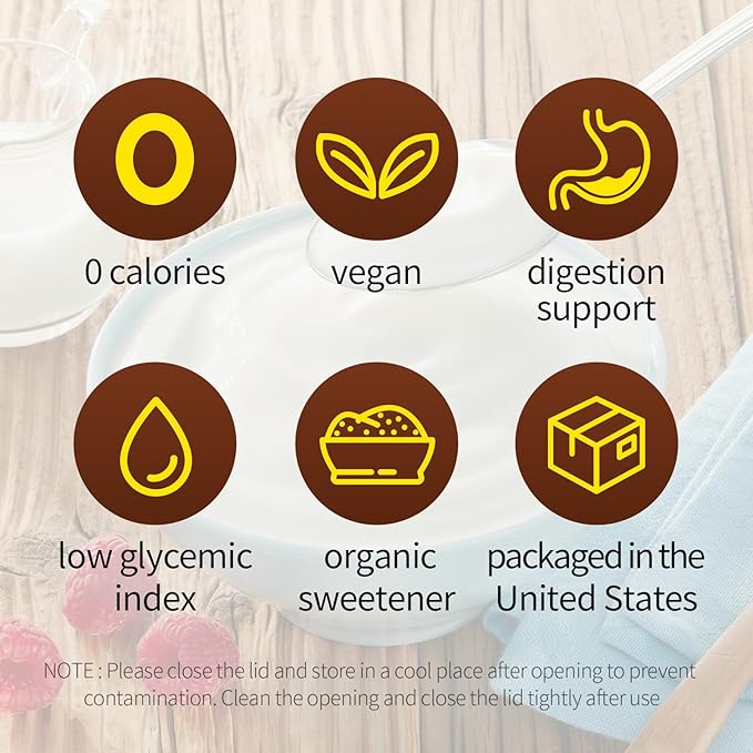 Your Kitchen Allulose Syrup 18.7 Fl Oz, Zero Calorie Sweetener, Keto Diet, Vegan Friendly Allulose Sweetener, Non GMO, Non Erythritol, Zero Net Carbs Liquid Sweetener for Baking, Drinks