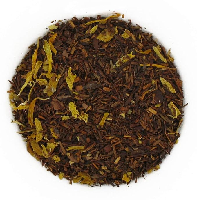 Godiva Roche Flavored Rooibos Loose Leaf Herbal Tea Pouches - 4oz | Vanilla Caramel Chocolate Blend | Naturally Caffeine Free | Smooth and Creamy Dessert | Gourmet Rooibos Herbal Tea