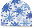 Watercolor Blue Snowflakes Napkin Holder for Table Paper Cocktail Napkin Holders for Kitchen Dinning Acrylic Dinner Napkin Dispenser for Dinner Home Decor Bar 2 Pack