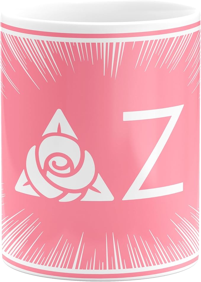 Delta Zeta Ceramic Coffee Mug 11 OZ Tea Cup (Delta Zeta # 9)