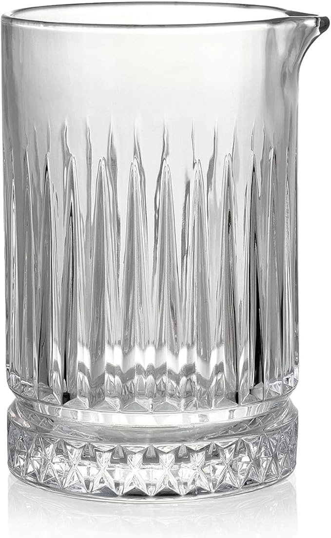 21oz Cocktail Mixing Glass Bartender Barware- Hand Blown Barware with - Professional Bartender Kit for Martini, Manhattan, Old Fashioned - Wedding Anniversary Birthday Christmas Gift for Home Bar