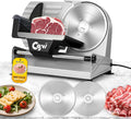 CGOLDENWALL Meat Slicer, 220W Electric Deil Food Slicer with 2 Removable 7.5" Blades, 4/5" Adjustable Thickness, Food Slicer Machine for Home Cutting Meat Cheese Bread Vegetables, 110V CE