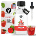 Dolce Flav Natural Strawberry Agua Fresca Extract, Water-Soluble – 2 oz | Fresh Sweet Strawberry Flavoring for Beverages, Desserts & Syrups – Sugar-Free, Kosher, Allergen-Free
