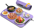 Warming Mat for Food, VEPOKA Food Warmer Mat for Countertop, Electric Warming Tray with 7 Temp Levels & Auto Shut-Off, Food Warmers for Parties, Ideal Gift for Kitchen & Buffet Use