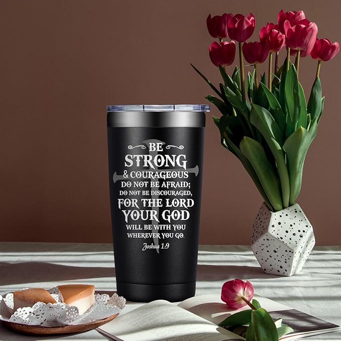 Christian Gifts for Men - Catholic Gifts - Religious Spiritual Faith Based for Men, Man of God, Dad, Pastor - 20oz Tumbler