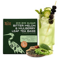 Tea Facto Bye Bye Sugar* Bitter Melon & Mulberry Tea Bags for Natural Sugar Spike Balance - TCM Wellness Tea - Natural Fibers, Zero Added Sugar, Uncaffeinated - 10 Count