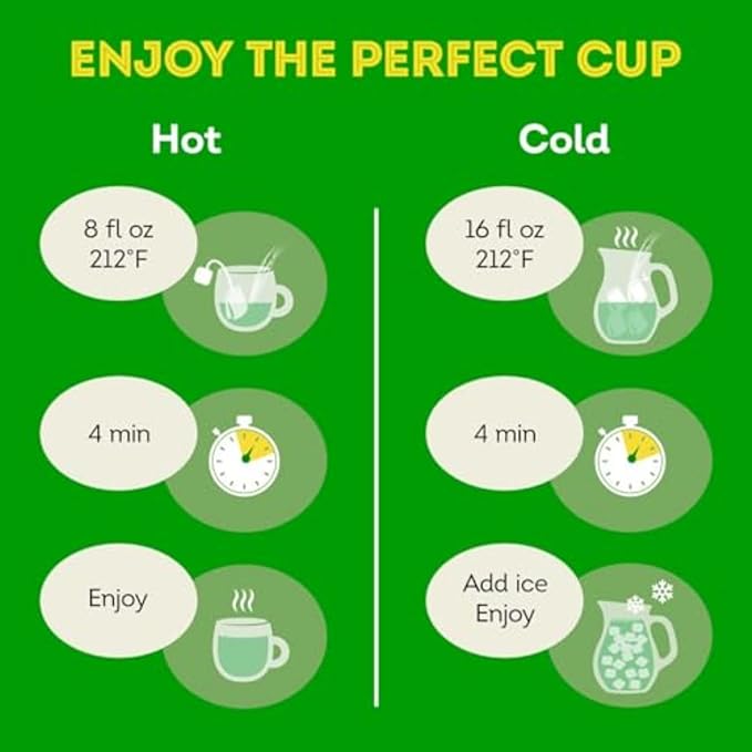 Lipton Lemon Green Tea Bags, Flavored, Unsweetened Teabags for Hot Tea or Iced Tea with Caffeine and Flavonoids, 120 Total Tea Bags (20ct - Pack of 6)