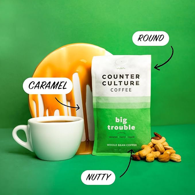 Counter Culture Coffee - Whole Bean Coffee - Multi-Pack - One 12oz Bag of Each (Big Trouble and Forty-Six)