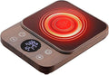 Cup Warmer for Coffee - Fastest Heating & Highest Temperature, Coffee Mug Warmer for Desk Auto Shut Off, 1-12h Timer for Scheduled Start, Electric Beverage Warmer for Coffee (Woodgrain, NO Cup)