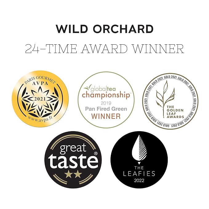 Wild Orchard Matcha Green for Lattes from Jeju Island - Premium Tea - 100% Regenerative Organic Certified - Premium Grade Matcha Green Tea Powder Cultivated on Jeju Island in South Korea