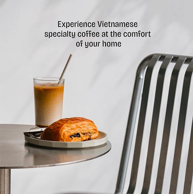 Every Half Coffee Roasters - 100% Fine Robusta Vietnam - Whole Bean Coffee Dark Roast - Low Acid, Fresh Roasted, Single Origin 12 Oz