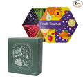 ACORUS Fruit Luxury & Herbal Selection Tea Sets, Assorted Fruit and Herbal TeaBox, Tea Gift Sets, Natural Teas Variety Pack, Sampler 6 & 4 Flavors, 60 & 56 Bags Individually Wrapped