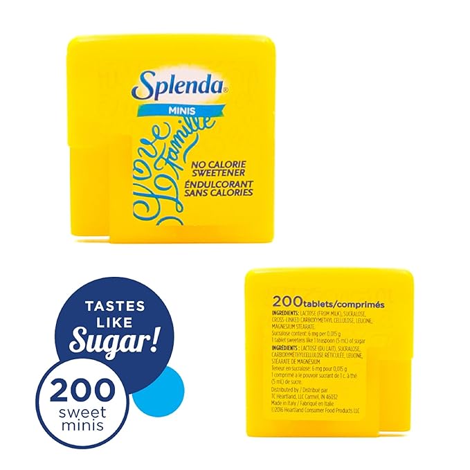SPLENDA No Calorie Sweetener, Mini Dissolvable Tablets ,200 Count