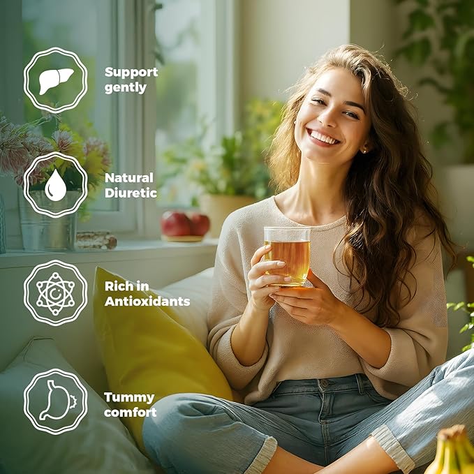 Lavitali, Dandelion Tea Bags | 120 bags, 100% Pure Herbal Tea | Caffeine-Free, Eco-Friendly Filter Bag | Daily Natural Botanical, Hot or Iced Herbal Infusion