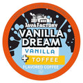 Java Factory Coffee Pods Vanilla Flavored Coffee Compatible with K Cup Brewers Including 2.0, Vanilla Dream, 40 Count