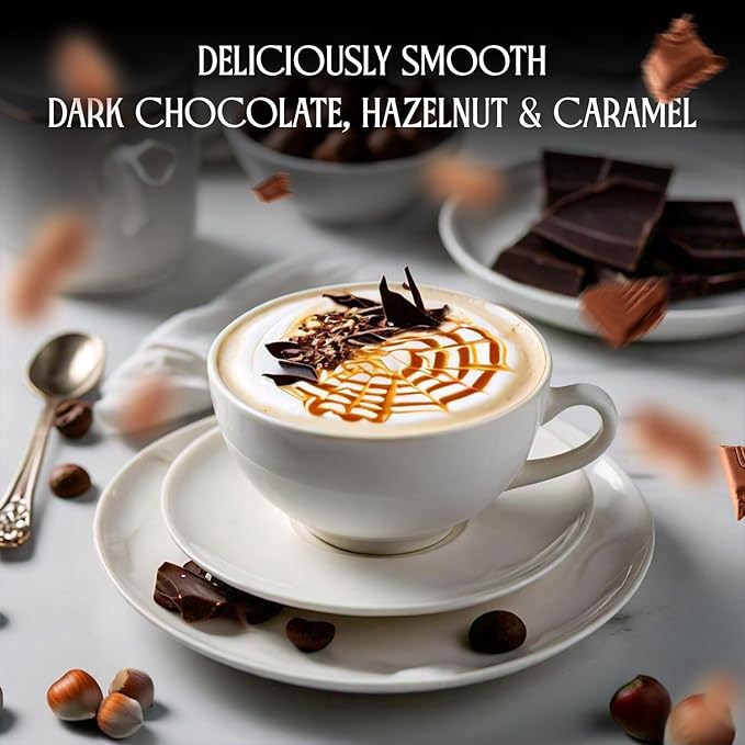 Forza Arabica Coffee Whole Bean, Medium Dark Roast Whole Bean Coffee Bold Flavor with Dark Chocolate, Hazelnuts & Caramel, Freshly Roasted in Brooklyn, 35.2 oz (2.2lb) Bean Bag