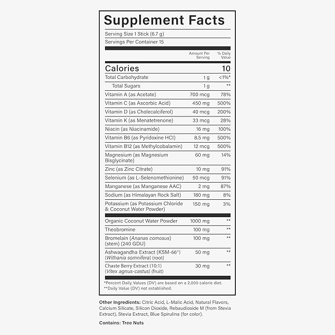 Beam Glow, Hormone Balance for Women, Cortisol Support for Women, Thyroid Support Powder with Selenium, Bromelain and Chasteberry, PMS Relief, Hair Skin & Nails, Health and Wellness Gift, 15 Servings