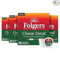 Folgers Classic Decaf Coffee, Keurig K-Cup Pods, 128 Count