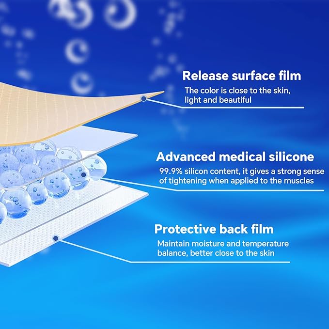 Professional Silicone Scar Sheets, Silicone Scar Tape, Silicone Scar Patch, Reusable Scar Silicone Strips (1.5M)