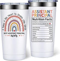 Assistant Principal Gifts for Men, Women - Christmas Principals Day Appreciation Gift for Assistant Principal - 20oz Tumbler Vice Principals Gifts