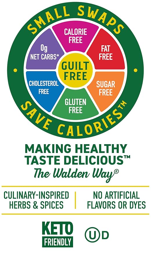 Walden Farms Hazelnut Coffee Creamer – Zero Calorie, Fat-Free, Sugar-Free, Low Carb, Keto-Friendly, Dairy-Free, Vegan – 2-Pack, 12 oz Bottles