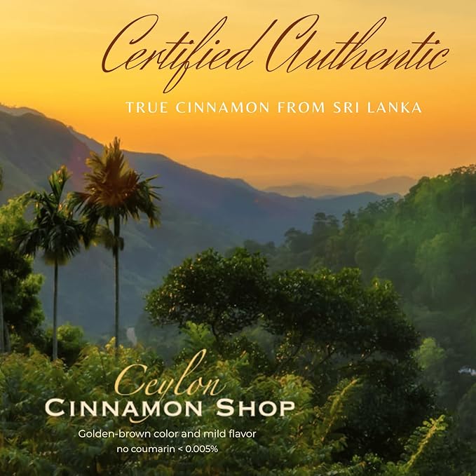 Ceylon Cinnamon Shop CinnaGold™ Organic Ceylon Cinnamon (100% Certified) Supplement, High-Potency Liquid Extract, 4 oz. – Super Antioxidant