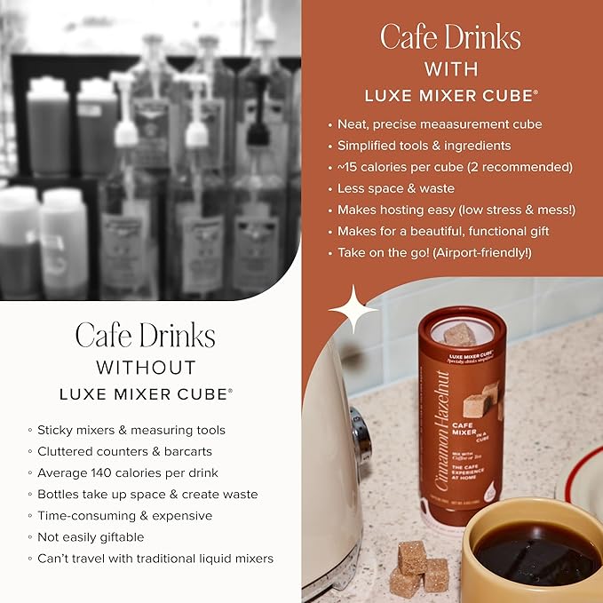 Teaspressa Cafe Barista Flavor Cubes – Flavored Coffee & Tea Sugar Cubes – Vegan, Gluten-Free, No Mess – Easy Barista-Style Drinks at Home – 30 Drinks – Great Gift Idea (Pumpkin Spice)