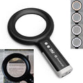 HWATANG OHBIG x MADWORKS 1.8x/3D/100mm Dimming Toning LED Magnifying Glass - K9 White Glass, Model Assembly, Soldering, Ra 94 Ring Light, 50+ Seniors Reading Magnifier (Handheld)