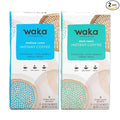 Waka Quality Instant Coffee — Origin Explorer 2 Box Combo — 100% Arabica Freeze Dried Beans — Ethiopia Dark Roast, Colombia Medium Roast, 8 packets per box