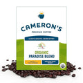 Cameron's Coffee Roasted Whole Bean Coffee, Organic Paradise Blend, 4 Pound