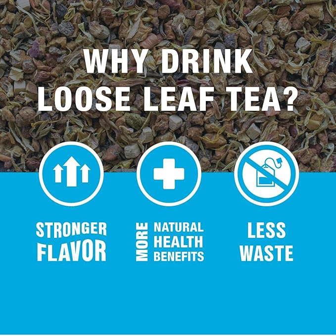 Tiesta Tea - Holiday Cheer Tea Gift Set, Loose Leaf Holiday Blends with Infuser, Non-Caffeinated, Stainless Steel Brewbasket & 2 Refillable Tin Combo, Fireside Spice & Peppermint Cocoa