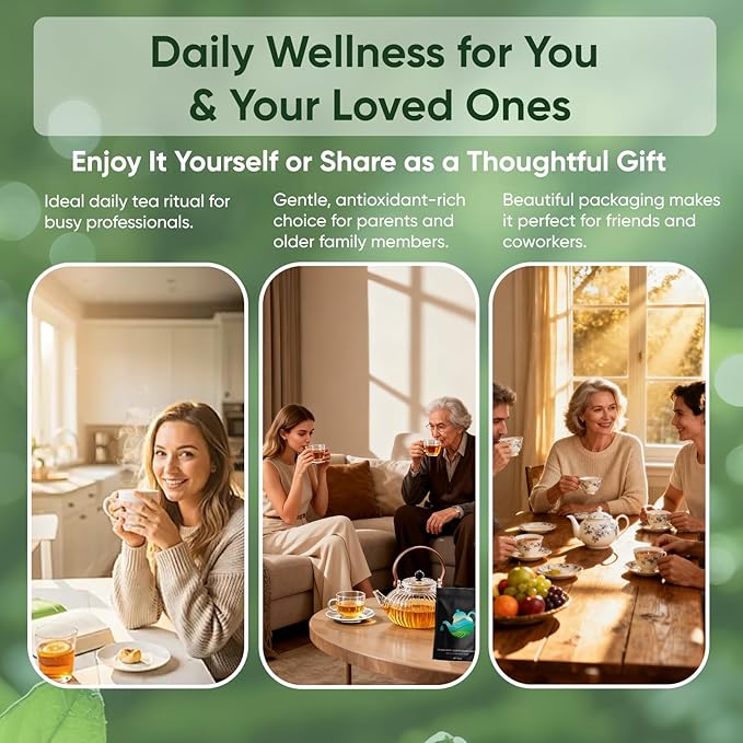 Pipi Tea, Pipi Oolong Tea Bags – Organic Whole Leaf Oolong – 20 Bags (5g Each) – Natural Relaxing Tea for Calm Mind & Healthy Lifestyle – Premium Organic Oolong Tea (1)