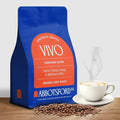 Vivo Arabica Whole Coffee Beans, Specialty Coffee, Signature Blend Medium Light Roast Whole Bean with Sweet Cherry, Honey, and Delicate Toffee Notes, Freshly Roasted in Brooklyn, 12 oz Bean Bag