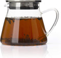 Four Life 841 Teapot Glass, Heat Resistant, 18.9 fl oz (532 ml), For 3 Cups, Lid with Tea Strainer, One Hand, Microwave and Dishwasher Safe, Not Direct Fire, Fuji Glass Teapot