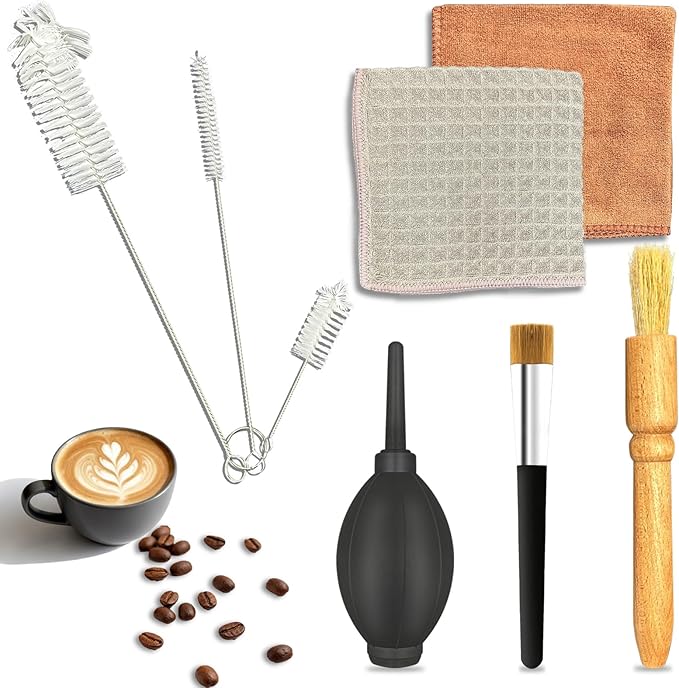 Coffee Brush, Coffee Grinder Cleaning Brush kit, Espresso Machine Cleaning Brush Tool