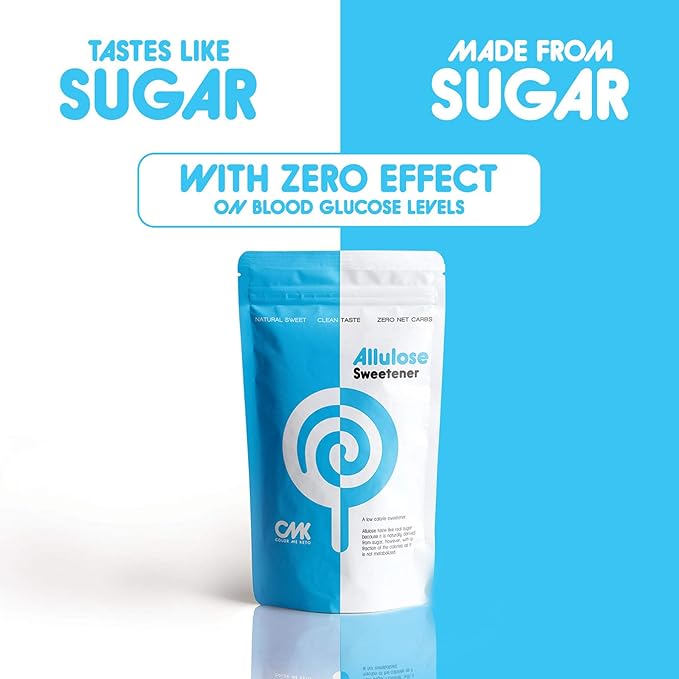 ALLULOSE Sweetener [1 POUND] Zero Net Carb Keto Sugar - Natural Sugar Alternative - Low Calorie Sweetener - Made in the USA - Granular Powder (16oz, Pack of 1)