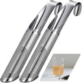 2 PCS Stainless Steel Tea Diffuser，Long-handle Filters with Fine Mesh Strainer ，Tea Bags for Loose Leaf Tea, Coffee, Spices, Seasonings