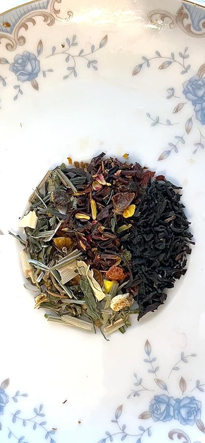 TBT - Totally Bold Tea - Oolong and Green Tea - Natural Energy - Caffeine - 30 pyramid whole leaf bags.