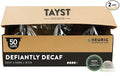Tayst Coffee Pods, Defiantly Decaf Dark Roast, K Cups Compatible with Keurig Coffee Maker, Sustainable Single Serve, Pack of 50