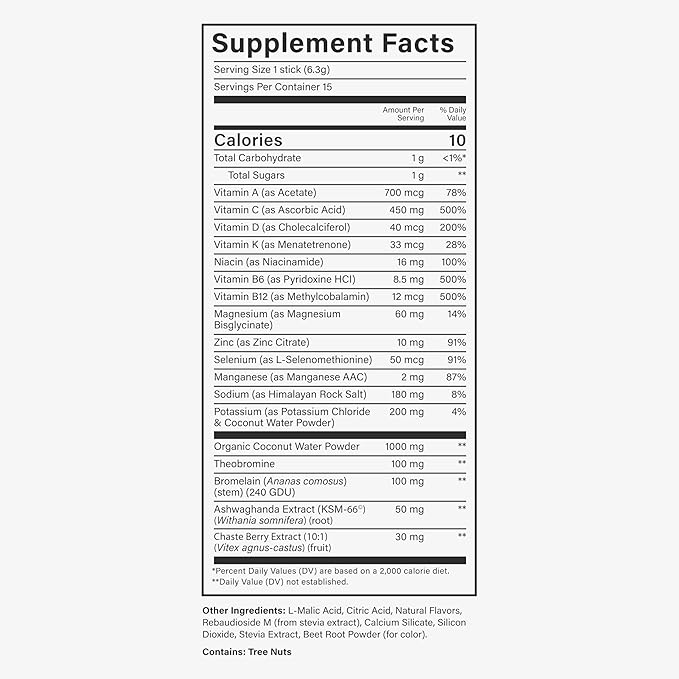 Beam Glow, Hormone Balance for Women, Cortisol Support for Women, Thyroid Support Powder with Selenium, Bromelain and Chasteberry, PMS Relief, Hair Skin & Nails, Health and Wellness Gift, 15 Servings