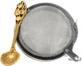 Tea Strainers For Loose Tea Stainless Steel Tea Ball Infuser Tea Ball For Loose Leaf Tea Infuser For Loose Leaf Tea Loose Leaf Tea Steeper Cute Tea Infuser Gift (Lobed)