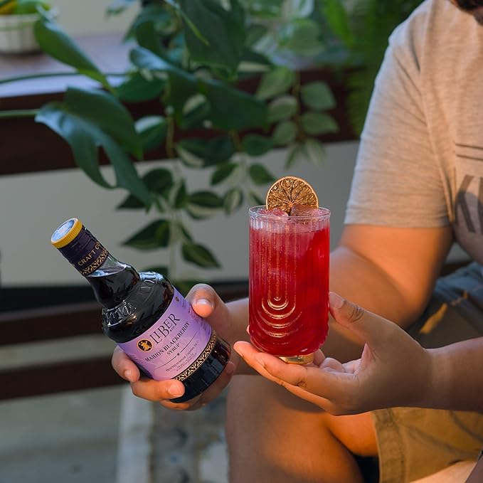 Liber & Co. Marion Blackberry Syrup - Craft Cocktail Mixer with Premium Oregon Marionberries - Perfect for Bramble Cocktails & Margaritas - Makes 25 Drinks (12.7 oz)