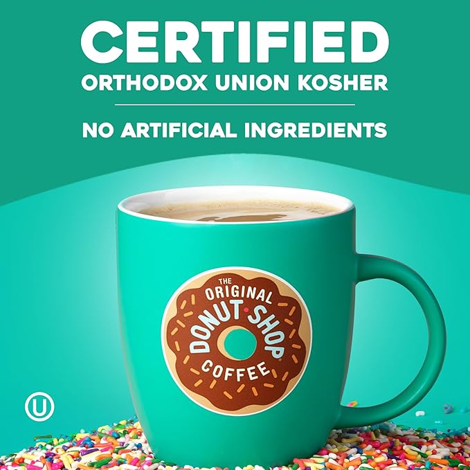 The Original Donut Shop Decaf Keurig Single-Serve K-Cup Pods, Medium Roast Coffee, 48 Count