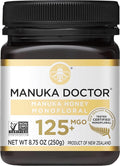Manuka Doctor - MGO 125+ Manuka Honey Monofloral, 100% Pure New Zealand Honey. Certified. Guaranteed. Raw. Non-GMO (8.75 oz)