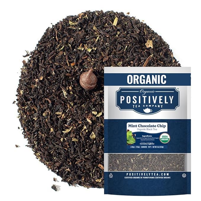 Organic Positively Tea Company, Nilgiri FBOP Black Tea, Loose Leaf, 4 Ounce
