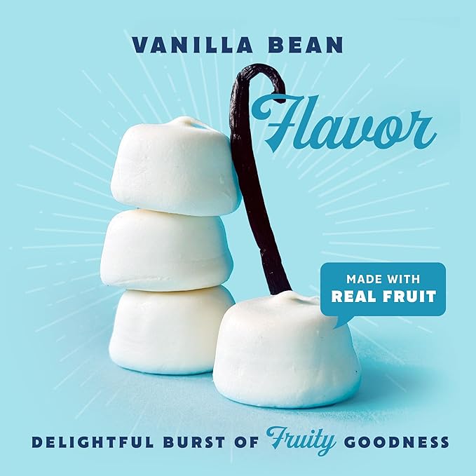 GoodMallow Vegan Marshmallows - Large Kosher Halal Gluten Free Dairy Free Healthy- Natural Gelatin Free Marshmallows for Hot Chocolate, Smores, Baking - Nothing Artificial, Made in USA (White Vanilla ) (Pack of 4)