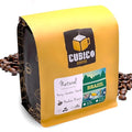 Brazil Coffee, Whole Bean Coffee, Premium Brazilian Santos Natural Single Origin Fresh Roasted Coffee Beans | Cubico Coffee | 12 Ounce Bag