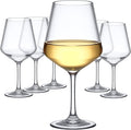 Amazing Abby - Sasha - 14-Ounce Unbreakable Tritan Wine Glasses (Set of 6), Plastic Wine Glasses, Reusable, BPA-Free, Dishwasher-Safe, Perfect for Poolside, Outdoors, Camping, Picnic, and More