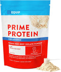 Equip Foods Prime Protein Powder | Clean, Grass Fed Beef Protein Powder | Carnivore Protein Isolate | Paleo, Keto Friendly | Gluten & Dairy Free | Helps Build & Repair Tissue | 30 Servings, Unflavored