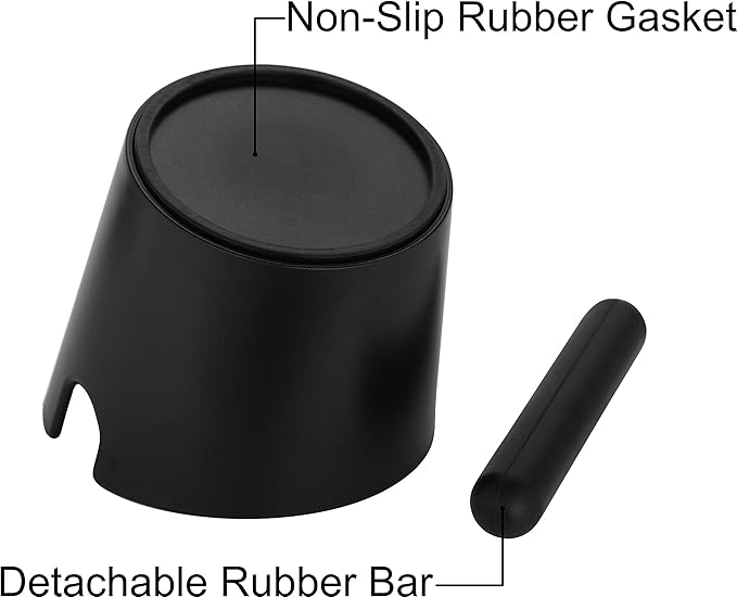 Coffee Knock Box Rubber 4.7 inch, Coffee Knock Box Container, Coffee Knock Box Small, Espresso Coffee Knock Box
